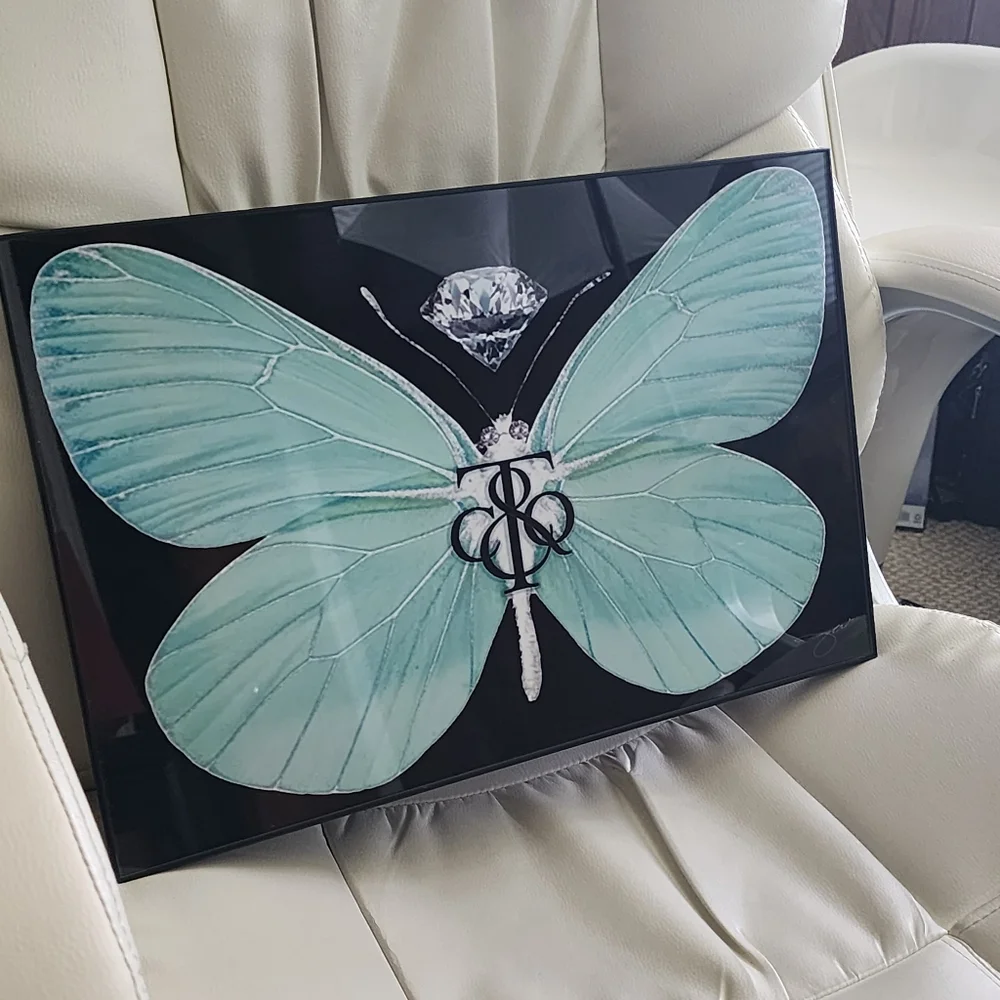 Tiffany & Co. 11"×17" Framed Wall Art - Picture 1 of 2